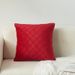 Home Garden Sofa Cushion Cover Without Core Dutch Velvet Modern Simple Home Sofa Diamond Lattice Pillow Cover_maomaolike.com