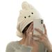 Cute Little White Rabbit 2026 New Thickened Coral Fleece Absorbent Quick-Dry Bathroom Hair Drying Cap Bath Towel_maomaolike.com
