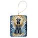 Kerry Blue Terrier My Angel Porcelain Ornament Christmas Tree Hanging Decorations For Home Christmas Holiday, Rectangle, Gift, Multicolor_maomaolike.com