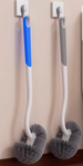 Household Long Handle No Dead Angle New Model Wall-Mounted Bathroom Toilet Brush_maomaolike.com