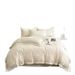 Jacquard Washed Tencel Ice Silk Four-Piece Bedding Set, Silky Smooth Bowknot Decor Bed Linen, Comfort Summer Duvet Cover Sheet Set For Bedroom
_maomaolike.com