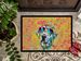 Dalmatian Hippie Dawg Doormat Front Door Mat Indoor Outdoor Rugs For Entryway, Non Slip Washable Low Pile, 24H X 36W_maomaolike.com