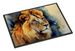 Lion Doormat Front Door Mat Indoor Outdoor Rugs For Entryway, Non Slip Washable Low Pile, 24H X 36W_maomaolike.com