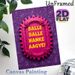 Balle Balle Nanke Aagye Themed Painting Poster, Vibrant Steampunk-style Pink Gear-framed With Purple Paisley Background Poster, Eye-catching Cultural_maomaolike.com