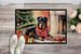 Rottweiler Cozy Christmas Doormat Front Door Mat Indoor Outdoor Rugs For Entryway, Non Slip Washable Low Pile, 24H X 36W_maomaolike.com