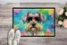 Schnauzer Hippie Dawg Doormat Front Door Mat Indoor Outdoor Rugs For Entryway, Non Slip Washable Low Pile, 24H X 36W_maomaolike.com