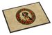 American English Coonhound Christmas Flowers Doormat Front Door Mat Indoor Outdoor Rugs For Entryway, Non Slip Washable Low Pile, 24H X 36W_maomaolike.com