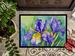 Tennessee Iris In Watercolor Doormat Front Door Mat Indoor Outdoor Rugs For Entryway, Non Slip Washable Low Pile, 24H X 36W_maomaolike.com