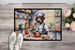 German Wirehaired Pointer The Chef Doormat Front Door Mat Indoor Outdoor Rugs For Entryway, Non Slip Washable Low Pile, 24H X 36W_maomaolike.com