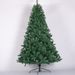 8ft Artificial Christmas Tree Full Natural Spruce PVC Fir Tree Foldable Metal Stand Unlit Green_maomaolike.com