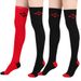 Unisex blackmilk stockings over the knee socks diamond check cotton socks cosplay women's socks_maomaolike.com