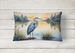 Birds, Birds, Birds Throw Pillow Throw Pillow For Indoor Couch Bed Outdoor Patio Washable, Blue Heron Golden Hour 7497,12Hx16W_maomaolike.com