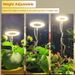 LED Telescopic Plant Light Growth Lamp Angel Ring Succulent Red And Blue Light Full Spectrum Flower Timing Plant Fill Light_maomaolike.com
