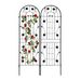 2 Pack Metal Garden Trellis 71" X 19.7" Rustproof Trellis For Climbing Plants Outdoor Flower Support_maomaolike.com