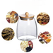 Canister Glass Storage Jar Sealed Container For Dried Fruits And Grains Household Flower Tea Moisture-Proof Food Grade_maomaolike.com