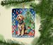 Otterhound Christmas Reindeer Porcelain Ornament Christmas Tree Hanging Decorations For Home Christmas Holiday, Rectangle, Gift, Multicolor_maomaolike.com