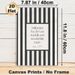 Bible Verse Painting Poster, Minimalist Black & White Striped Poster, Inspirational Religious Scripture Decor Ideal For Living Room, Bedroom And Study_maomaolike.com