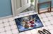 Chow Chow And Santa Claus Doormat Front Door Mat Indoor Outdoor Rugs For Entryway, Non Slip Washable Low Pile, 24H X 36W_maomaolike.com