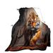 Tiger Digital Print Flannel Soft Sofa Cover Lazy Shawl Travel Portable Blanket Factory Wholesale_maomaolike.com