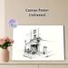 European Street Cafe Painting Poster, Monochrome Sketch-style Poster, Artistic Depiction Of Outdoor Cafe Patrons On Street Corner, Charming Urban_maomaolike.com