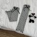 Vintage polka dot socks y2k Bow Pile socks Double needle socks women's slimming leg sleeves_maomaolike.com