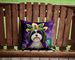 Havanese King Of Mardi Gras Throw Pillow Machine Washable, Indoor Outdoor Decorative Pillow For Couch, Bed Or Patio, 14Hx14W_maomaolike.com