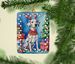 Dalmatian Christmas Reindeer Porcelain Ornament Christmas Tree Hanging Decorations For Home Christmas Holiday, Rectangle, Gift, Multicolor_maomaolike.com