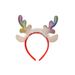 Florry Christmas Headbands For Women Green Christmas Tree Headbands Xmas Hair Bands Hair Accessories For New Year Holiday 12PCS_maomaolike.com