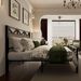 Full Size Bed Frame, Easy Assembly, Brown_maomaolike.com