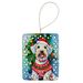 Sealyham Terrier Christmas Porcelain Ornament Christmas Tree Hanging Decorations For Home Christmas Holiday, Rectangle, Gift, Multicolor_maomaolike.com
