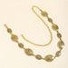 Retro Metal Chain For Women Carved Round Decorative Belt Fashion Waist Jewelry Dress Accessories_maomaolike.com