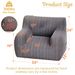Bean Bag Chairs For Adults And Kids - Bean Bag Sofa With Tufted Soft Stuffed Filling For Living Room,Bedroom Accent Sofa Chair With Pocket_maomaolike.com