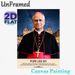 Pope Leo XIV Themed Painting Poster, Realistic Portrait With Starry Vatican Scene Poster, Inspirational Religious Quote Decor For Home, Prayer Space_maomaolike.com