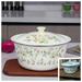Food Grade Thickened With Lid Jar Household Enamel Can High Temperature Resistant Lard Bowl_maomaolike.com