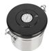 Stainless Steel Airtight Lid Preserves Freshness Storage Canister Container With Co2 Valve Premium For Coffee Beans_maomaolike.com