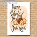 Yerba Mate & Home-themed Painting Poster, Watercolor-style Warm Typography Poster, Cozy Heartwarming Design With Yerba Mate Jar And House-shaped_maomaolike.com