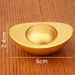 Brass Creative Ornament Festival Gift Gold Foot Stress Relief Handheld Piece Rotating Ingot Craft_maomaolike.com