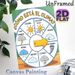 Spanish Weather Wheel Painting Poster, Cute Cartoon Illustrated Weather Poster, Colorful Design For Learning Spanish Weather Vocabulary, Suitable For_maomaolike.com