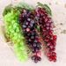In Stock Supply Artificial Bunch PVC Frosting Grape Fake Fruit Shooting Props Wholesale_maomaolike.com