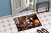 English Bull Terrier And Santa Claus Doormat Front Door Mat Indoor Outdoor Rugs For Entryway, Non Slip Washable Low Pile, 24H X 36W_maomaolike.com