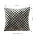 SOGA 2X 45cm Urban Light Luxury Pillow Dark Night Green Checkered Square Throw Pillow_maomaolike.com