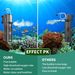Submersible Aquarium Filter, 6W Internal Aquarium Filter, Adjustable Fish Tank Filter With Biological Filtration 132GPH Water Pump For 5-10 Gal Fish Tank, Pond, Statuary, Hydroponic_maomaolike.com