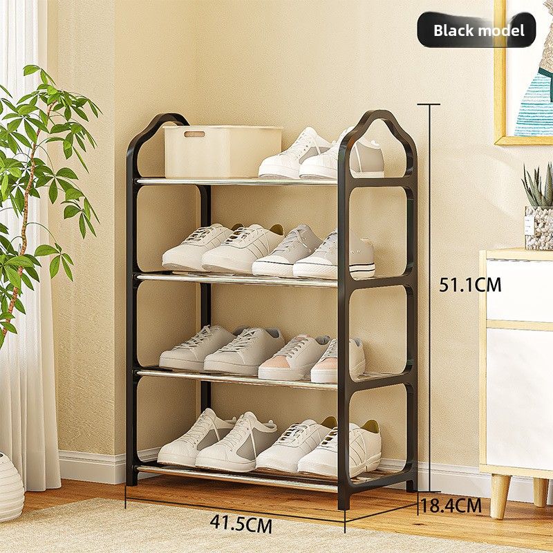 Household Shoe Rack, Multi-functional, Space-saving For The Entryway, Simple Storage Solution, Dust-proof Organizer, Versatile Shelving Unit._maomaolike.com