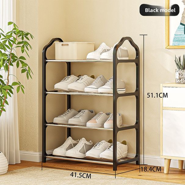 Household Shoe Rack, Multi-functional, Space-saving For The Entryway, Simple Storage Solution, Dust-proof Organizer, Versatile Shelving Unit._maomaolike.com