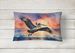 Birds, Birds, Birds Throw Pillow Throw Pillow For Indoor Couch Bed Outdoor Patio Washable, Pelican Fiery Sunset 7509,12Hx16W_maomaolike.com