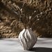 Organic Crackle Vase Ceramic Sculptural Decor · Minimalist Rustic Style_maomaolike.com