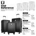 3pcs Luggage Set-Durable Hard Shell Suitcase Set With Double Spinner Wheels, Large Capacity Travel Trolley Case, Perfect For Business & Family Trips, And Ideal_maomaolike.com