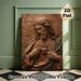 Sacred Heart Of Jesus Painting Poster, Exquisitely Detailed Carving-style Poster, Reverent Spiritual Decor Suitable For Home, Prayer Room_maomaolike.com