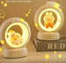 Creative And Cute Ambient Light, Birthday Gift For Girls, Internet-famous Decoration, Starry Moon Night Light With_maomaolike.com