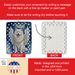 Samoyed My Angel Porcelain Ornament Christmas Tree Hanging Decorations For Home Christmas Holiday, Rectangle, Gift, Multicolor_maomaolike.com